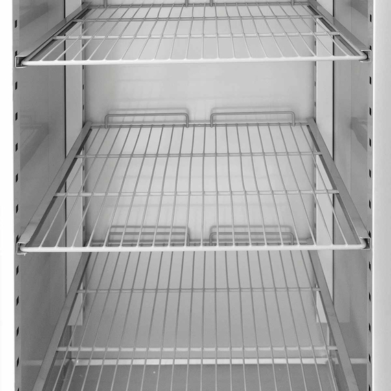 Vaiotec Gewerbe-Tiefkühlschrank 650 L, 1-türig GN 2/1 – Monoblock, 740 × 830 mm, Bild 6