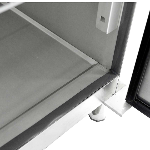 Vaiotec Gewerbekühlschrank 1300 L, 2-türig GN 2/1 – Monoblock, 1480 × 830 mm, Bild 12