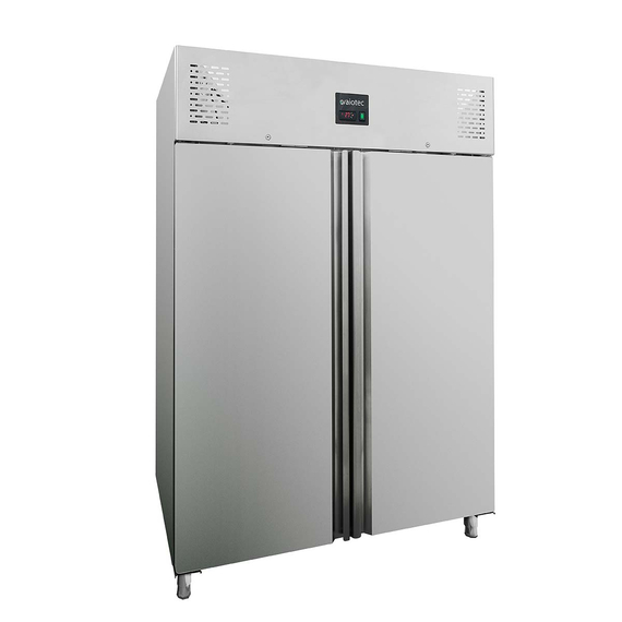 Vaiotec Gewerbekühlschrank 1300 L, 2-türig GN 2/1 – Monoblock, 1480 × 830 mm, Bild 3