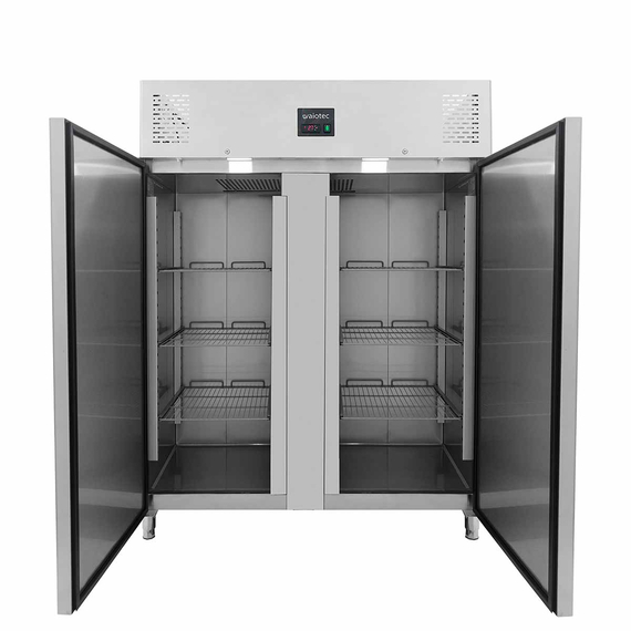 Vaiotec Gewerbekühlschrank 1300 L, 2-türig GN 2/1 – Monoblock, 1480 × 830 mm, Bild 5