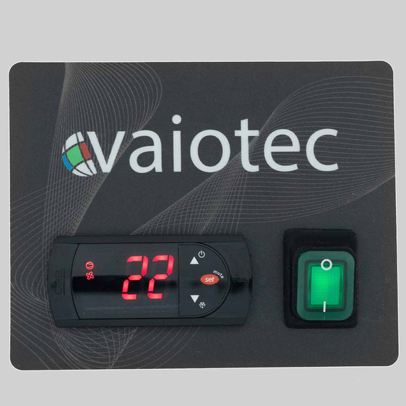 Vaiotec Gewerbekühlschrank 1300 L, 2-türig GN 2/1 – Monoblock, 1480 × 830 mm, Bild 6