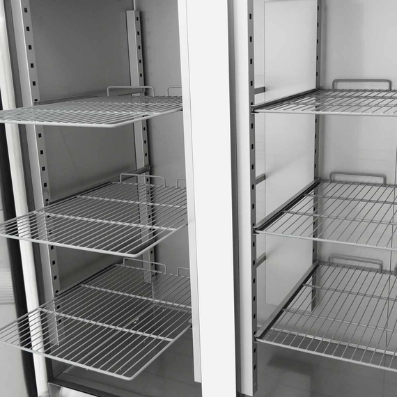 Vaiotec Gewerbekühlschrank 1300 L, 2-türig GN 2/1 – Monoblock, 1480 × 830 mm, Bild 9