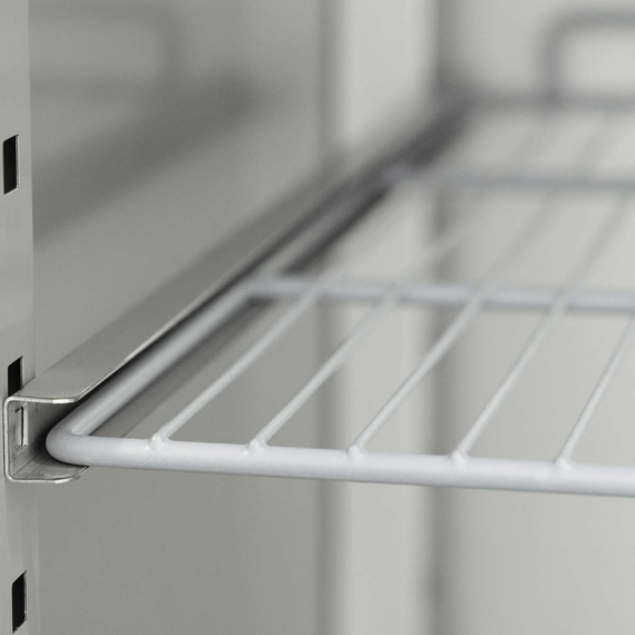 Vaiotec Gewerbe-Tiefkühlschrank 1300 L, 2-türig GN 2/1 – Monoblock, 1480 × 830 mm, Bild 11