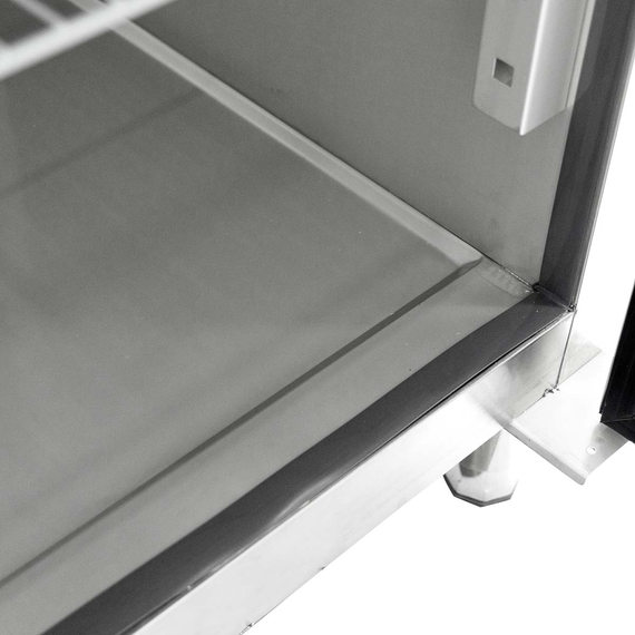 Vaiotec Gewerbe-Tiefkühlschrank 1300 L, 2-türig GN 2/1 – Monoblock, 1480 × 830 mm, Bild 12