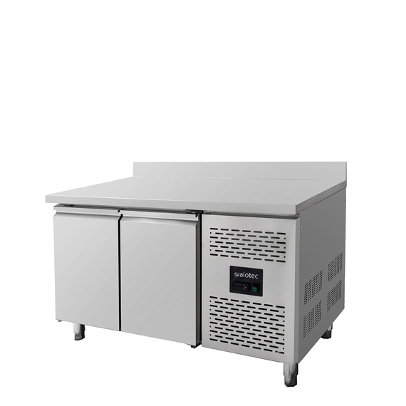 Vaiotec Gastro-Kühltisch, 2-türig inkl. Aufkantung – Monoblock, 1360 × 700 mm, Bild 2