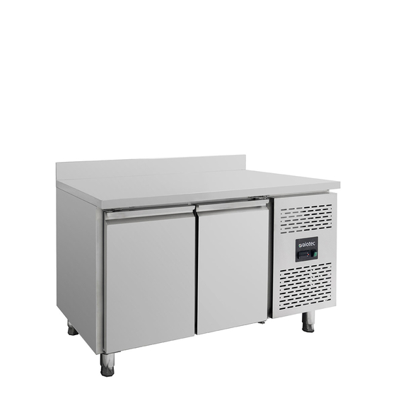 Vaiotec Gastro-Kühltisch, 2-türig inkl. Aufkantung – Monoblock, 1360 × 700 mm, Bild 3