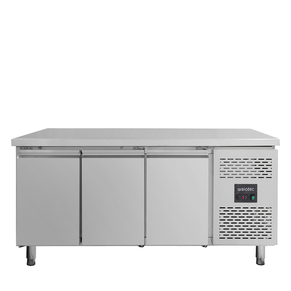Vaiotec Gastro-Kühltisch, 3-türig – Monoblock, 1795 × 700 mm