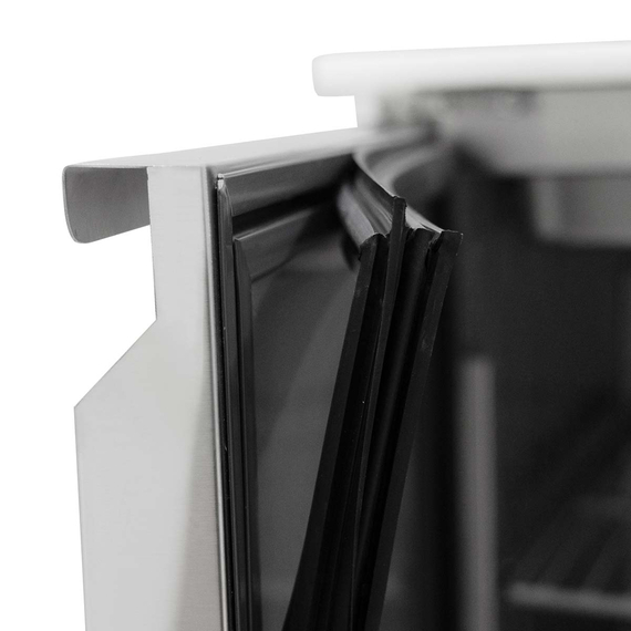 Vaiotec Gastro-Kühltisch Mini, 3-fach – mit 3 Türen, 1365 × 700 mm, Bild 8