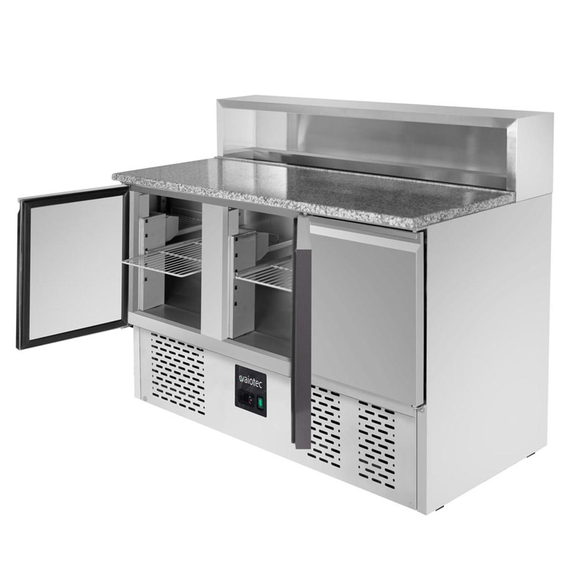 Vaiotec Gastro-Pizza-Saladette, 3-fach – mit 3 Türen, 1365 × 700 mm, Bild 4