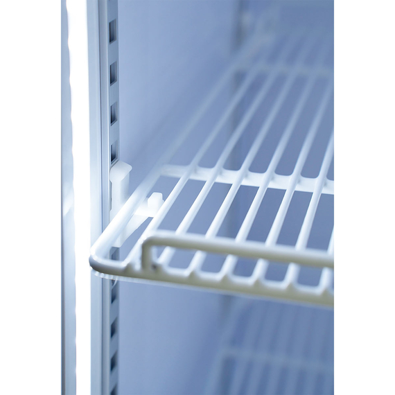 Vaiotec Topline Gastro-Getränkekühlschrank 1 Tür, 155 Liter mit Leuchtaufsatz schwarz, 390 × 480 mm, Bild 5