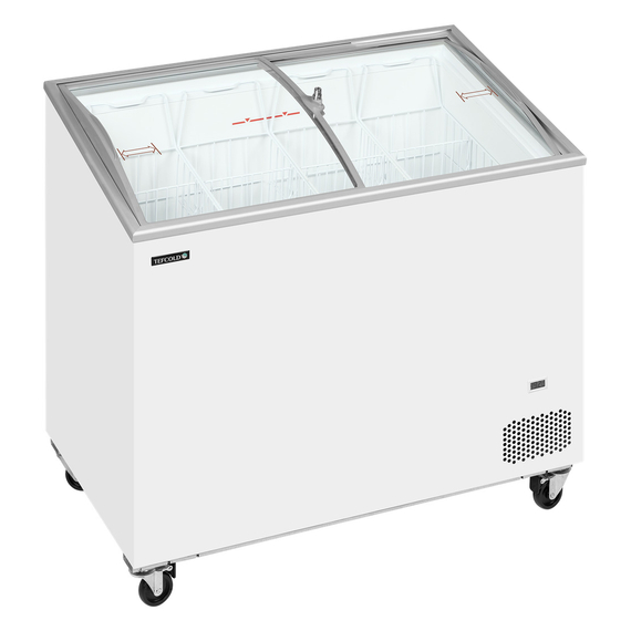 Tefcold Eiscreme-Gefriertruhen IC302SCEB, Weiß, EEK D