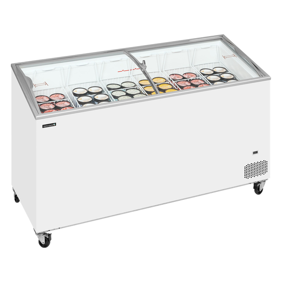 Tefcold Eiscreme-Gefriertruhen IC502SCEB, Weiß, EEK D, Bild 2