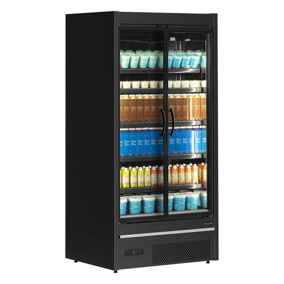 Tefcold Supermarkt-Multideck-Kühlschrank MDCB937HB, Schwarz RAL9005, EEK B, Bild 2