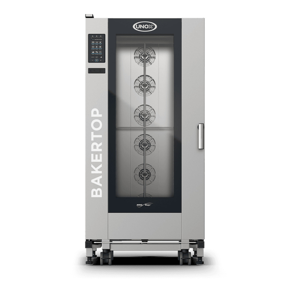 UNOX BAKERTOP MIND.Maps BIG PLUS XEBL-16EU-GPRS Professioneller Trolley-Ladenbackofen 16 Einschübe 600x400 Gas Türöffnung rechts