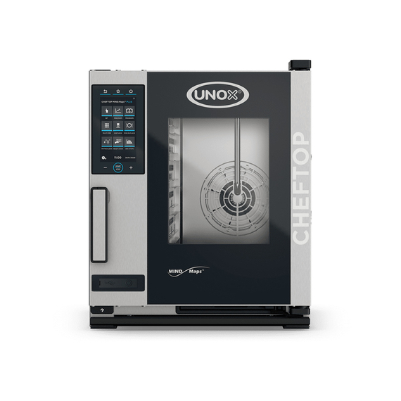 UNOX CHEFTOP MIND.Maps PLUS COMPACT XECC-0513-EPLM-MS Professioneller Countertop-Ofen 5 Einschübe GN 1/1 Elektrisch Türöffnung links