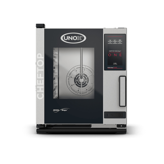 UNOX CHEFTOP MIND.Maps ONE COMPACT XECC-0523-E1RM Professioneller Countertop-Ofen 5 Einschübe GN 2/3 Elektrisch Türöffnung rechts