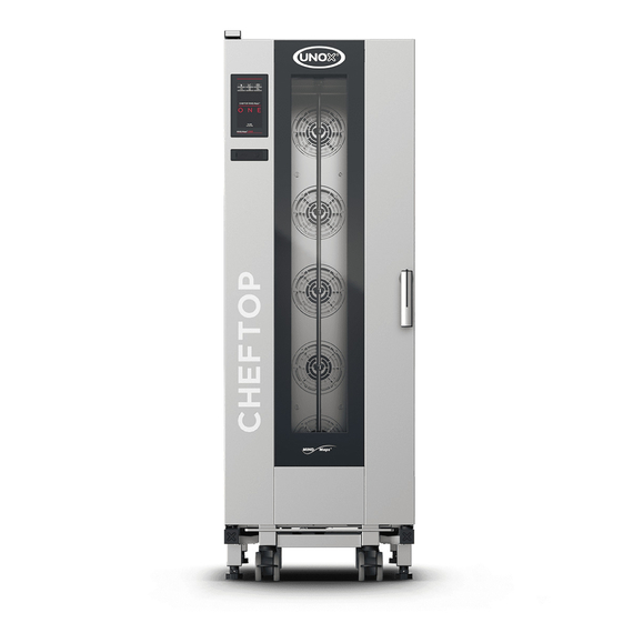 UNOX CHEFTOP MIND.Maps BIG COMPACT ONE XECL-2013-E1RS Professioneller Trolley-Ofen 20 Einschübe GN 1/1 Elektrisch Türöffnung rechts
