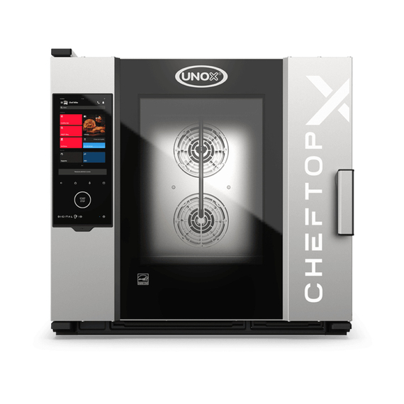 UNOX CHEFTOP-X XEDA-0621-EXRS-POE Professioneller Countertop-Ofen 6 Einschübe GN 2/1 Elektrisch Türöffnung rechts