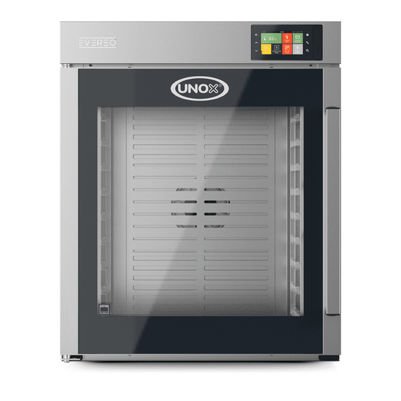 UNOX EVEREO XEEC-1011-EPRS Der heiße Kühlschrank 10 Einschübe GN 1/1 Elektrisch Türöffnung rechts