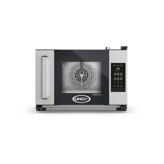 UNOX BAKERLUX SHOP.Pro MASTER XEFR-03HS-EMLV-MT Professioneller Konvektomat mit Wasserdampf 3 Einschübe 460x330 Elektrisch Türöffnung links