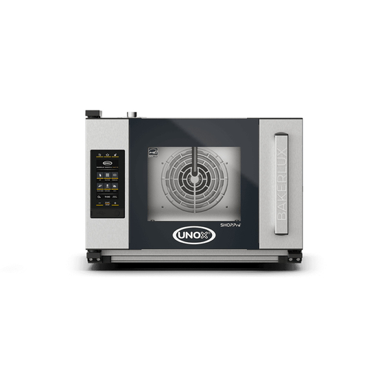 UNOX BAKERLUX SHOP.Pro MASTER XEFR-03HS-EMRV-MT Professioneller Konvektomat mit Wasserdampf Stefania.Matic 3 Einschübe 460x330 Elektrisch Türöffnung rechts