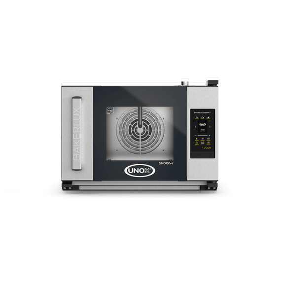 UNOX BAKERLUX SHOP.Pro TOUCH XEFR-03HS-ETLV-MT Professioneller Konvektomat mit Wasserdampf 3 Einschübe 460x330 Elektrisch Türöffnung links