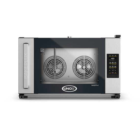 UNOX BAKERLUX SHOP.Pro MASTER XEFR-04EU-EMLV Professioneller Konvektomat mit Wasserdampf 4 Einschübe 600x400 Elektrisch Türöffnung links