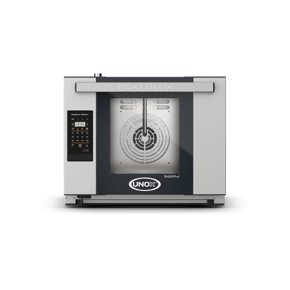 UNOX BAKERLUX SHOP.Pro LED XEFR-04HS-ELDP Professioneller Konvektomat mit Wasserdampf Arianna 4 Einschübe 460x330 Elektrisch