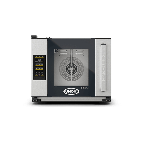 UNOX BAKERLUX SHOP.Pro MASTER XEFR-04HS-EMRV-MT Professioneller Konvektomat mit Wasserdampf 4 Einschübe 460x330 Elektrisch Türöffnung rechts