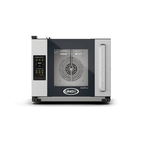 UNOX BAKERLUX SHOP.Pro TOUCH XEFR-04HS-ETRV-MT Professioneller Konvektomat mit Wasserdampf Arianna 4 Einschübe 460x330 Elektrisch Türöffnung rechts