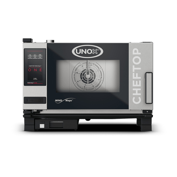 UNOX CHEFTOP MIND.Maps ONE XEVC-0311-E1RM Professioneller Countertop-Ofen 3 Einschübe GN 1/1 Elektrisch Türöffnung rechts