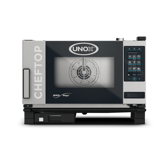 UNOX CHEFTOP MIND.Maps PLUS XEVC-0311-EPLM Professioneller Countertop-Ofen 3 Einschübe GN 1/1 Elektrisch Türöffnung links