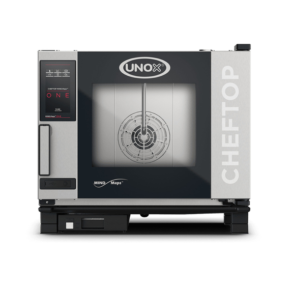 UNOX CHEFTOP MIND.Maps ONE XEVC-0511-E1LM-LP Professioneller Countertop-Ofen 5 Einschübe GN 1/1 Elektrisch Türöffnung links