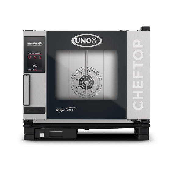 UNOX CHEFTOP MIND.Maps ONE XEVC-0511-E1LM Professioneller Countertop-Ofen 5 Einschübe GN 1/1 Elektrisch Türöffnung links
