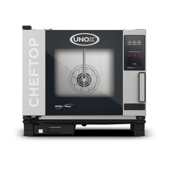 UNOX CHEFTOP MIND.Maps ONE XEVC-0511-E1RM Professioneller Countertop-Ofen 5 Einschübe GN 1/1 Elektrisch Türöffnung rechts