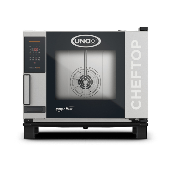 UNOX CHEFTOP MIND.Maps ZERO XEVC-0511-EZLM-LP Professioneller Konvektomat mit Wasserdampf 5 Einschübe GN 1/1 Elektrisch Türöffnung links