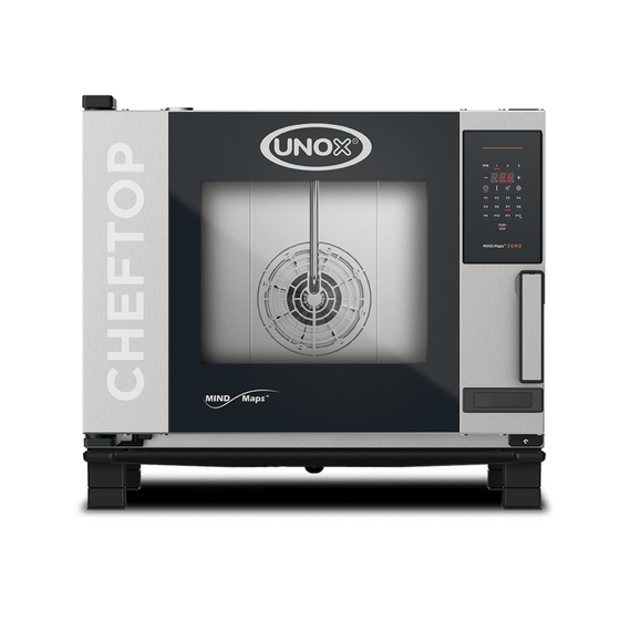 UNOX CHEFTOP MIND.Maps ZERO XEVC-0511-EZRM-LP Professioneller Konvektomat mit Wasserdampf 5 Einschübe GN 1/1 Elektrisch Türöffnung rechts