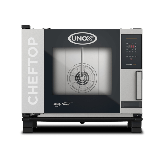 UNOX CHEFTOP MIND.Maps ZERO XEVC-0511-EZRM Professioneller Konvektomat mit Wasserdampf 5 Einschübe GN 1/1 Elektrisch Türöffnung rechts