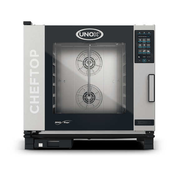 UNOX CHEFTOP MIND.Maps PLUS XEVC-0621-GPRM Professioneller Countertop-Ofen 6 Einschübe GN 2/1 Gas Türöffnung rechts