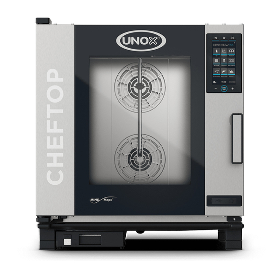 UNOX CHEFTOP MIND.Maps PLUS XEVC-0711-EPRM-MS Professioneller Countertop-Ofen 7 Einschübe GN 1/1 Elektrisch Türöffnung rechts