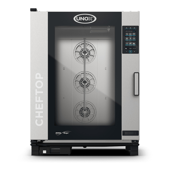 UNOX CHEFTOP MIND.Maps PLUS XEVC-1021-EPRM Professioneller Countertop-Ofen 10 Einschübe GN 2/1 Elektrisch Türöffnung rechts