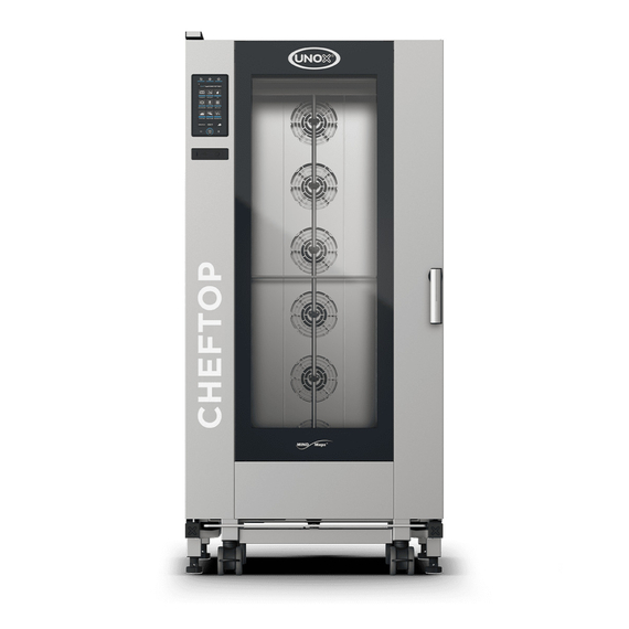 UNOX CHEFTOP MIND.Maps BIG PLUS XEVL-2011-DPRS Professioneller Trolley-Ofen 20 Einschübe GN 1/1 Elektrisch Türöffnung rechts