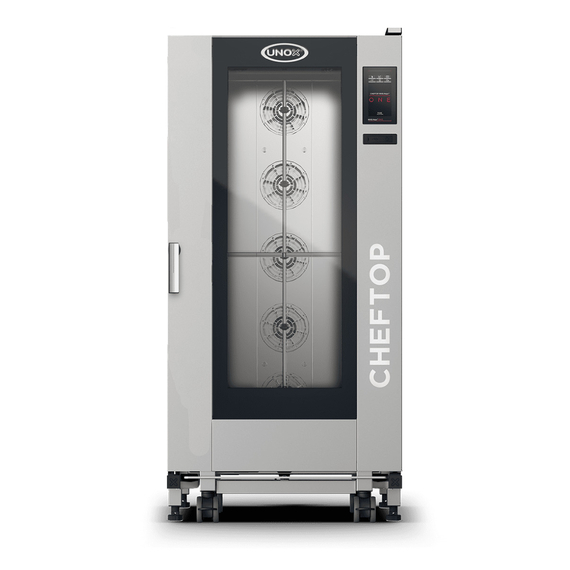 UNOX CHEFTOP MIND.Maps BIG ONE XEVL-2011-E1LS Professioneller Trolley-Ofen 20 Einschübe GN 1/1 Elektrisch Türöffnung links
