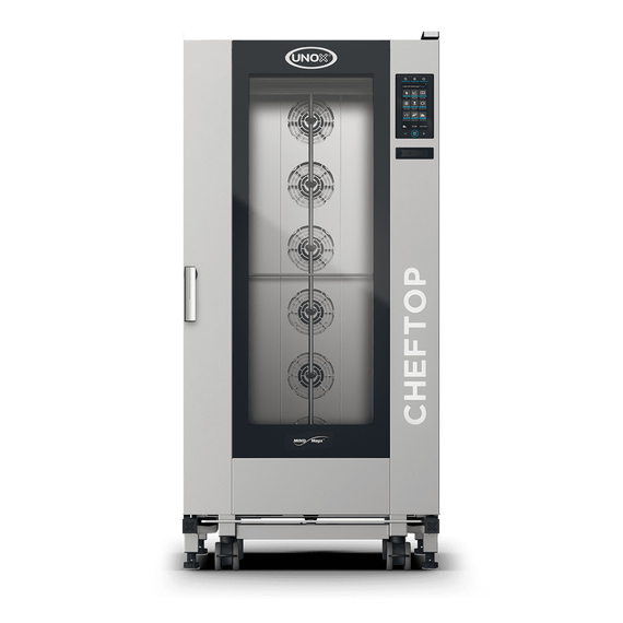 UNOX CHEFTOP MIND.Maps BIG PLUS XEVL-2021-DPLS Professioneller Trolley-Ofen 20 Einschübe GN 2/1 Elektrisch Türöffnung links
