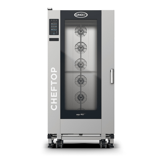 UNOX CHEFTOP MIND.Maps BIG PLUS XEVL-2021-DPRS Professioneller Trolley-Ofen 20 Einschübe GN 2/1 Elektrisch Türöffnung rechts