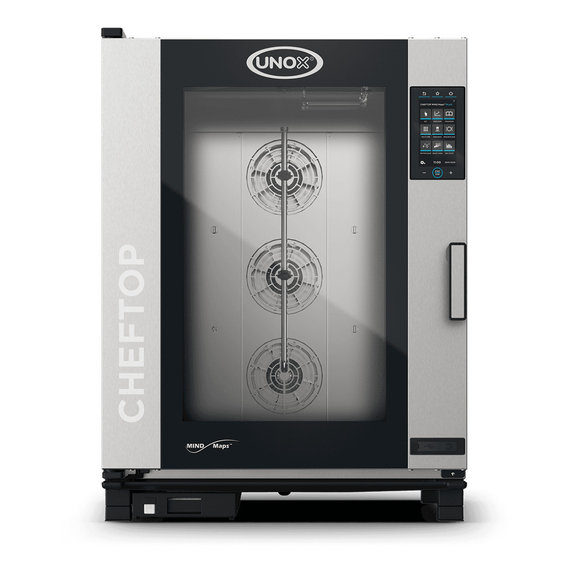 UNOX CHEFTOP MIND.Maps PLUS XMVC-1021-HPRM Professioneller Countertop-Ofen 10 Einschübe GN 2/1 Elektrisch Türöffnung rechts