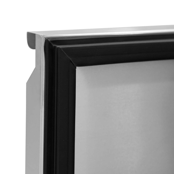 Vaiotec Gastro-Pizzakühltisch, 2-türig schwarz, 1510 × 800 mm, Bild 7