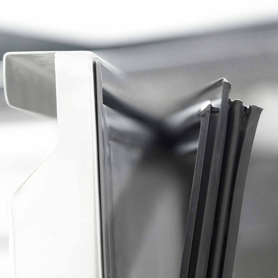 Vaiotec Gastro-Pizzakühltisch, 2-türig & 7 Schubladen schwarz, 2020 × 800 mm, Bild 8