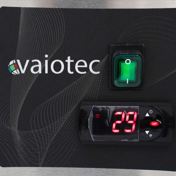 Vaiotec Gastro-Kühlaufsatz mit Glasabdeckung 9xGN1/4, 1800 × 335 mm, Bild 4