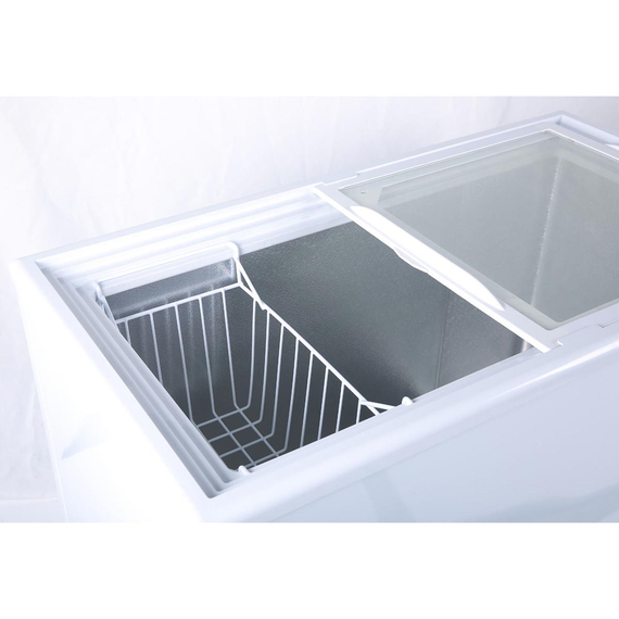 Vaiotec Gewerbe-Tiefkühltruhe 100 mit Glasschiebedeckel, 585 × 525 mm, Bild 2